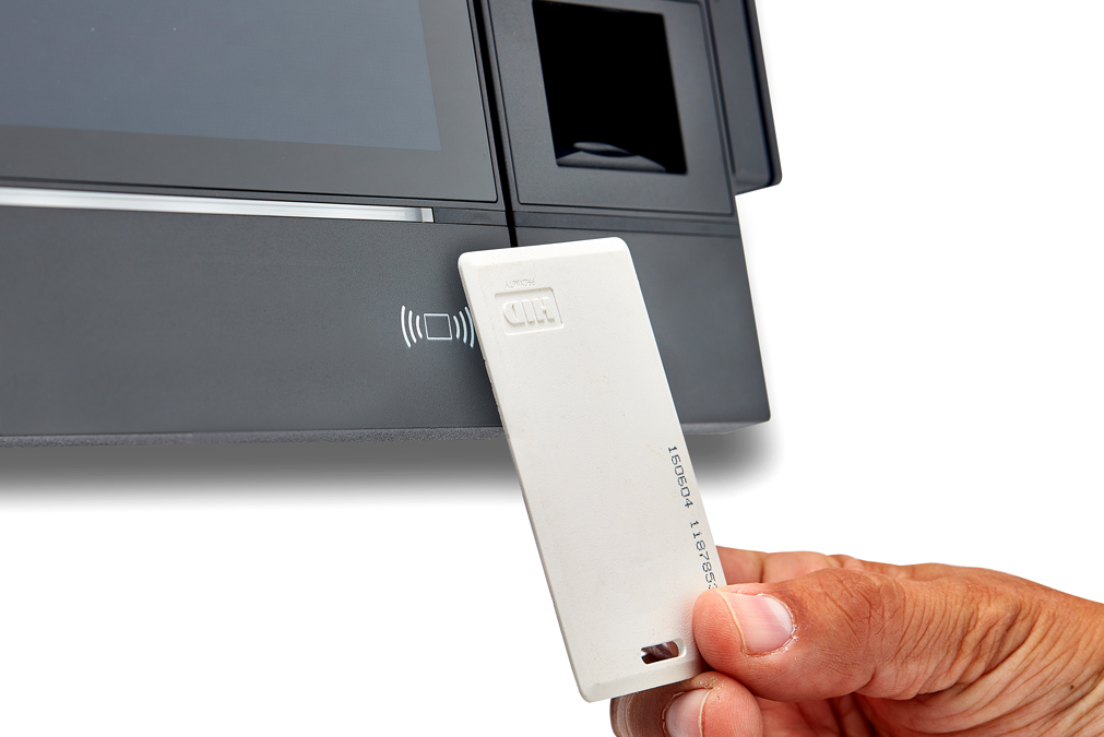time clock with proximity card reader